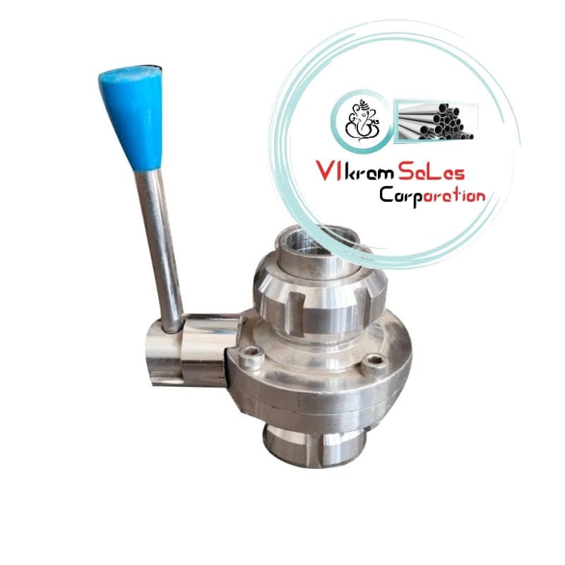 Industrial SMS Union Butterfly Valve Fittings In India Vikram Sales