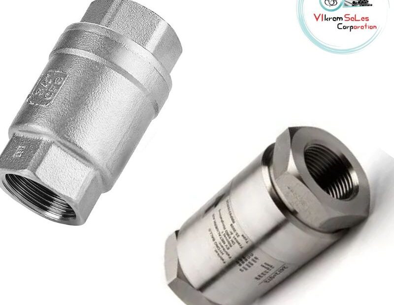 SS Vertical NRV Valve Fittings- Vikram Sales Corporation