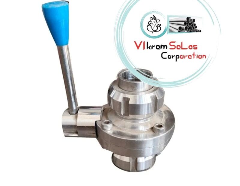 Industrial SMS Union Butterfly Valve Fittings In India