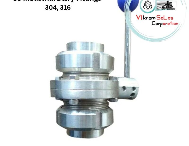 Industrial SS Dairy Fittings Valve From India